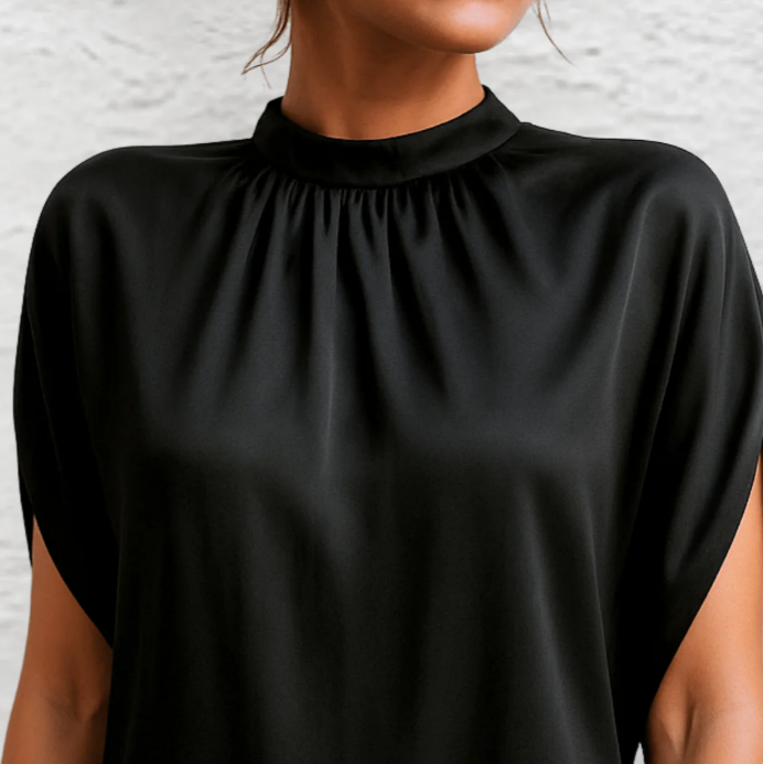 carter|Flattering Crew Neck Dress